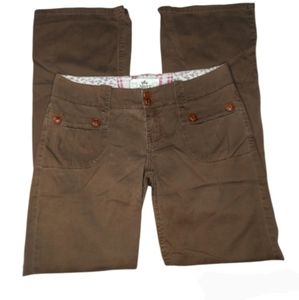 NORI | Vintage Brown Flare Leg Pants Slacks | Size 7